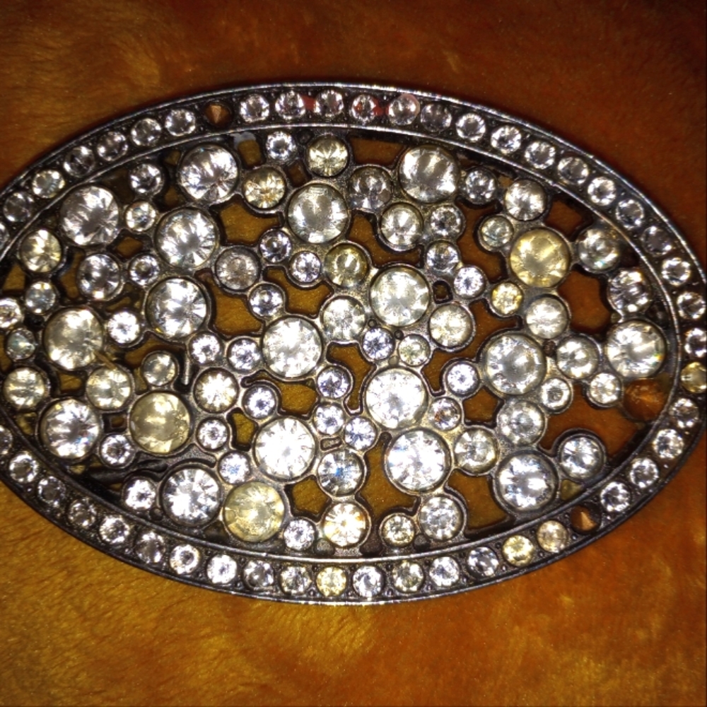 Women's Rhinestone Buckle